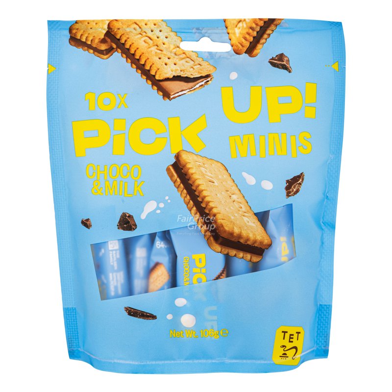 Bahlsen Leibniz Pick-up Mini Biscuit - Chocolate & Milk