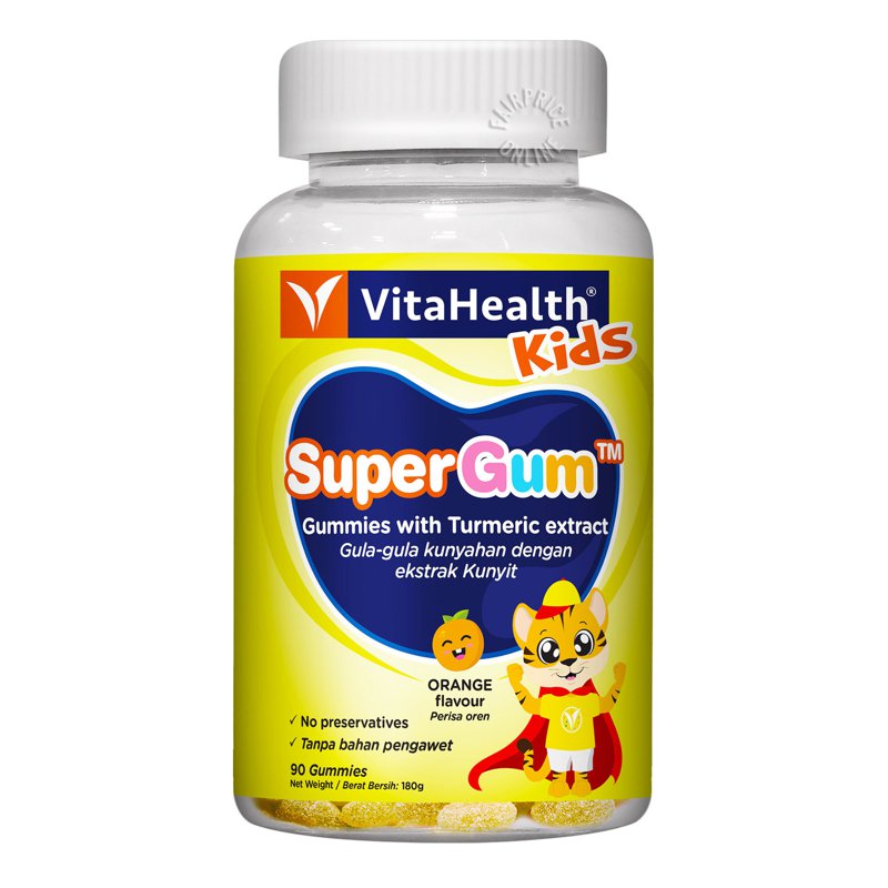 VitaHealth Kids SuperGum Gummies - Orange 90 per pack