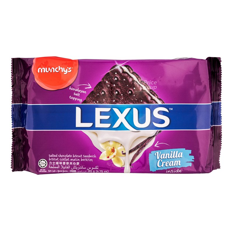 Munchy'S Lexus Sandwich Biscuit - Vanilla Cream