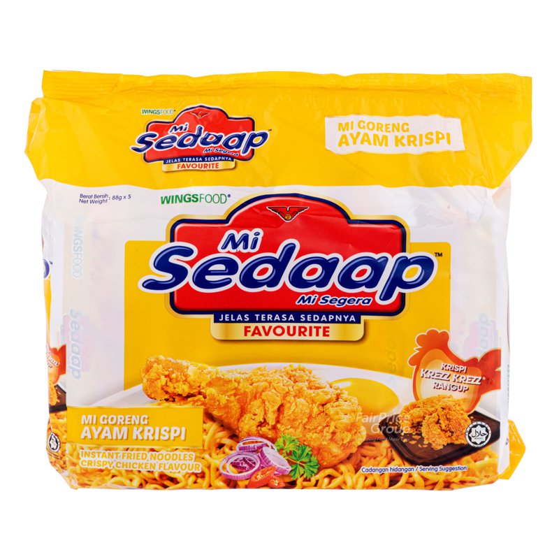 Mi Sedaap Fried Instant Noodles - Crispy Chicken