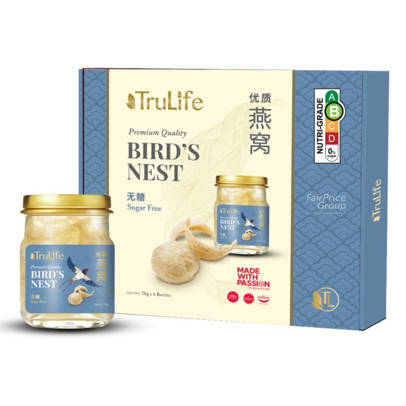 TruLife Bird's Nest - Sugar Free 6 x 70g