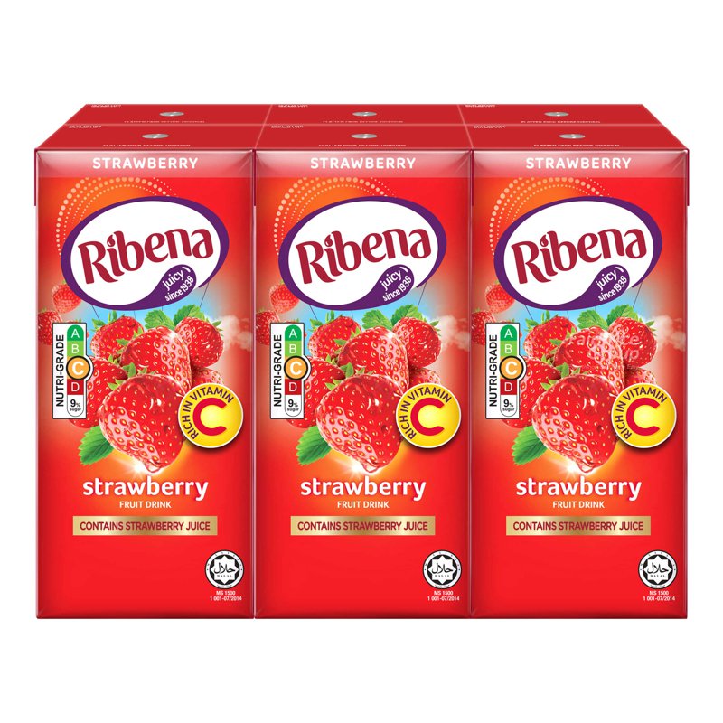 Ribena Packet Fruit Drink - Strawberry