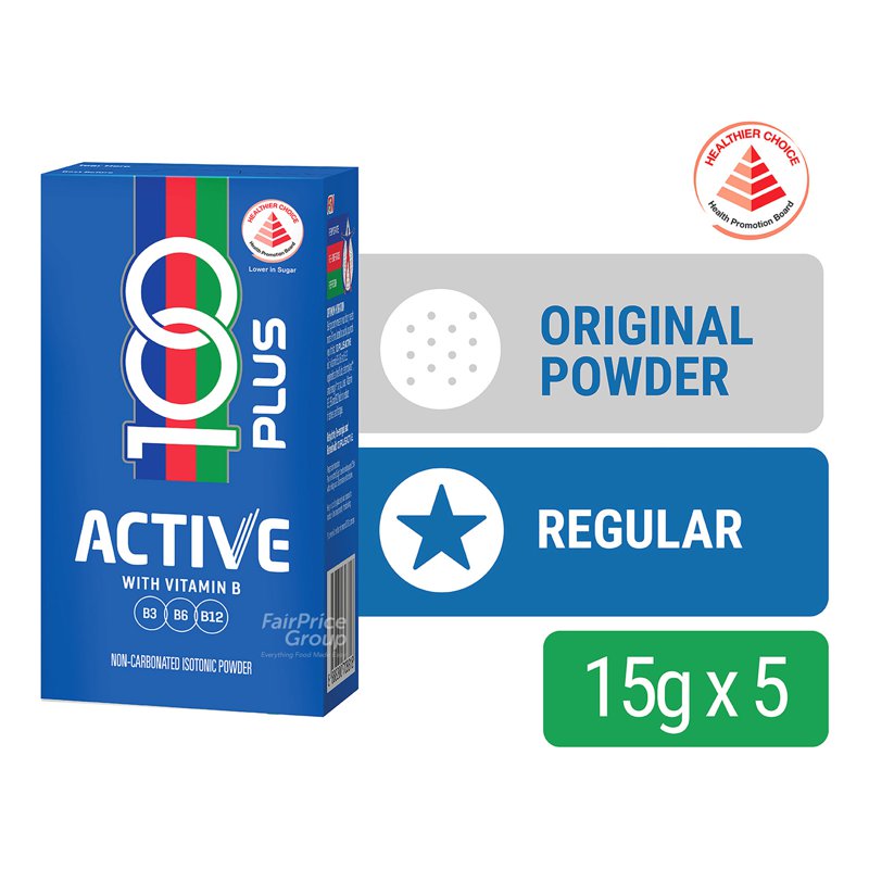 100plus Active Non Carbonated Isotonic Powder 5 per pack
