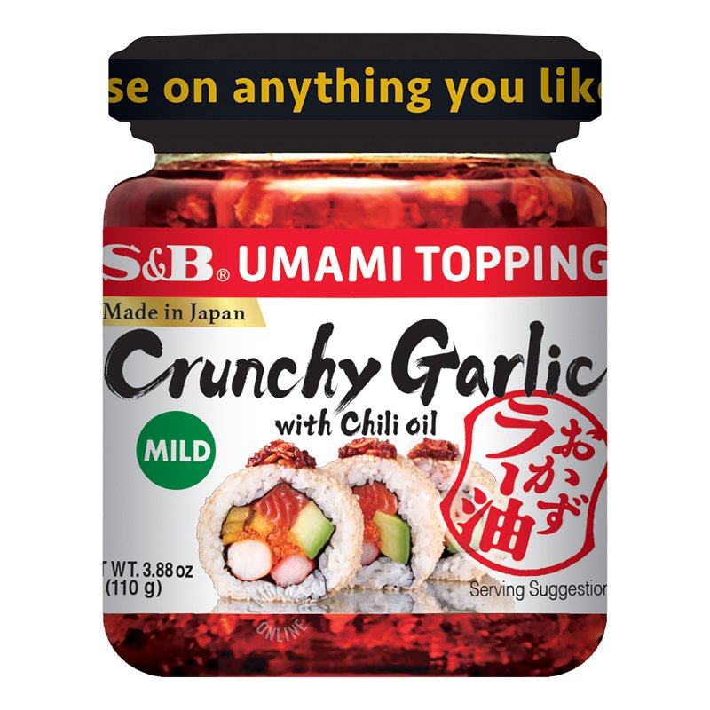 S&B Crunchy Garlic with Chili Oil
