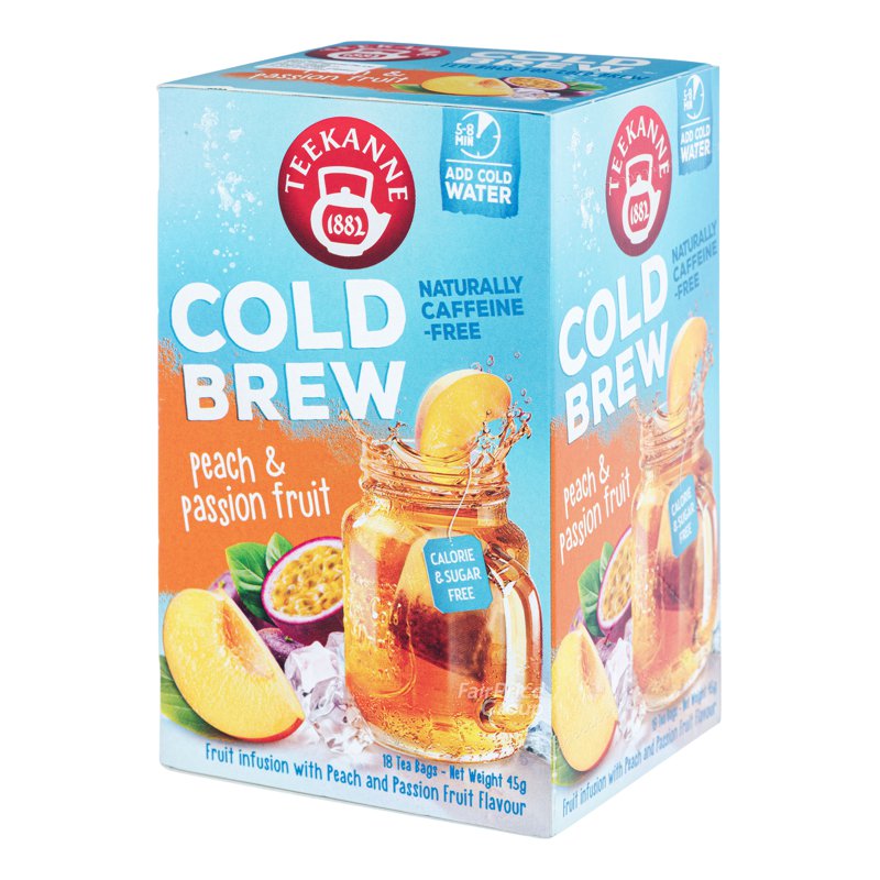 Teekanne Cool Sensations Cold Brew Tea - Peach & Passionfruit 18 per pack