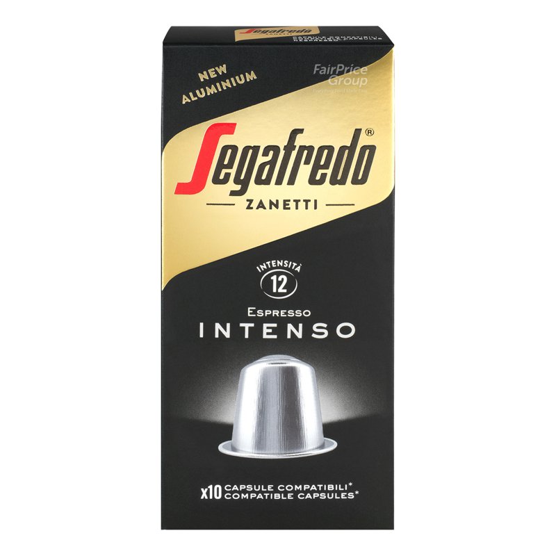 Segafredo Espresso Coffee Capsules - Intenso 10 per pack