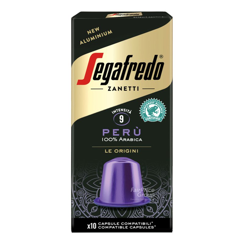 Segafredo Coffee Capsules - Peru 10 per pack