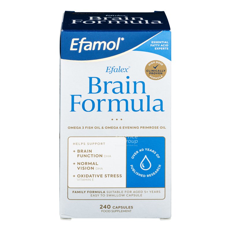 Efamol Brain Formula Capsules 500mg 240 per pack