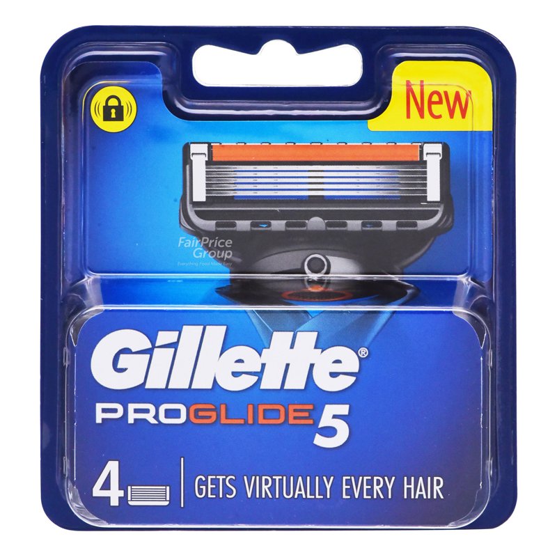 Gillette Proglide 5 Razor Cartridge 4 per pack