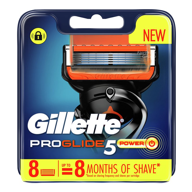 Gillette Razor Cartridge Refill - Fusion ProGlide Power 8 per pack