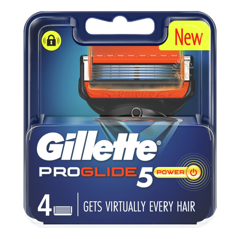 Gillette Razor Refill - Pro Glide 5 Power 4 per pack