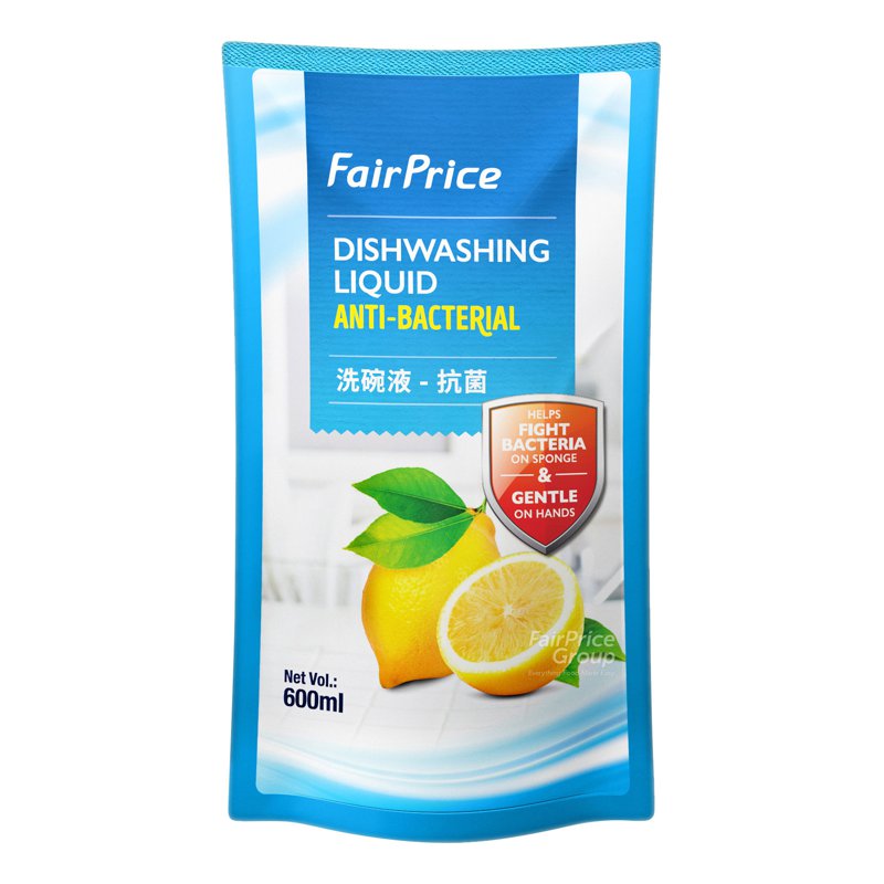 Fairprice Dishwashing Liquid Detergent Refill - Anti-Bacterial