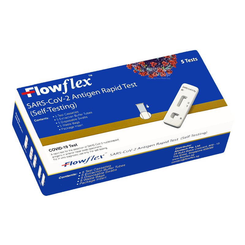 Flowflex SARS-CoV-2 Antigen Rapid Test 5 per pack