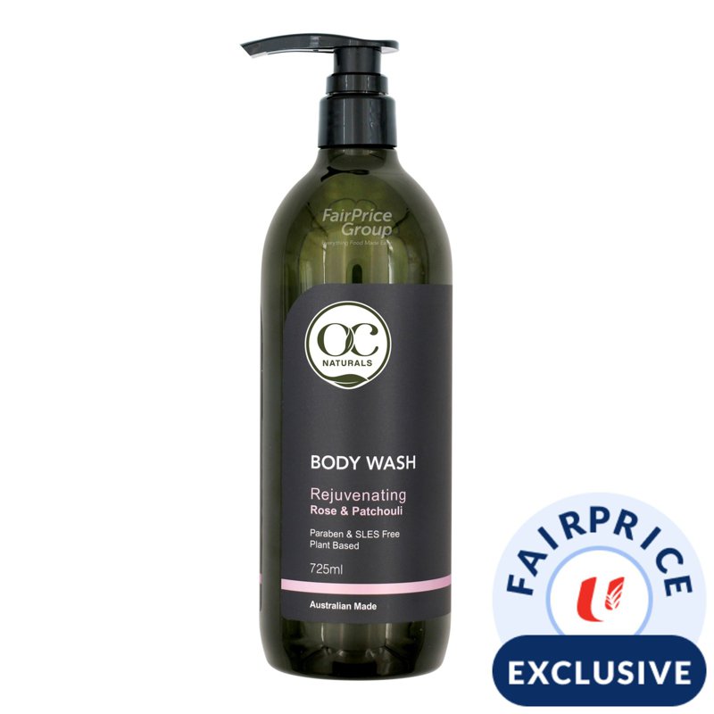 OC NATURALS Rejuvenating Body Wash - Rose and Patchouli