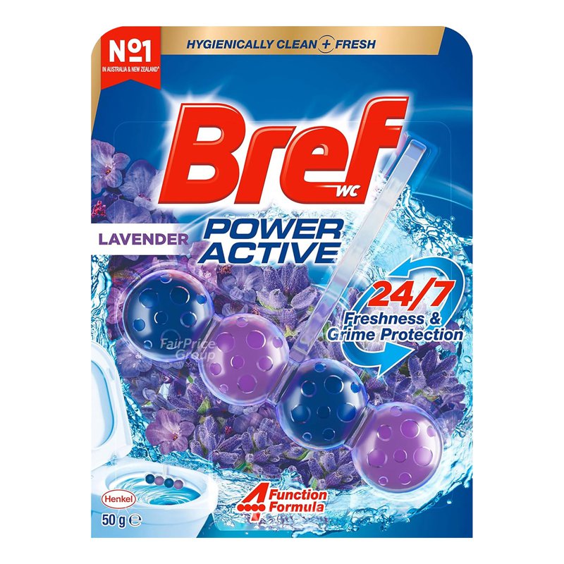 BREF Power Active Automatic Toilet Bowl Cleaner - Lavender