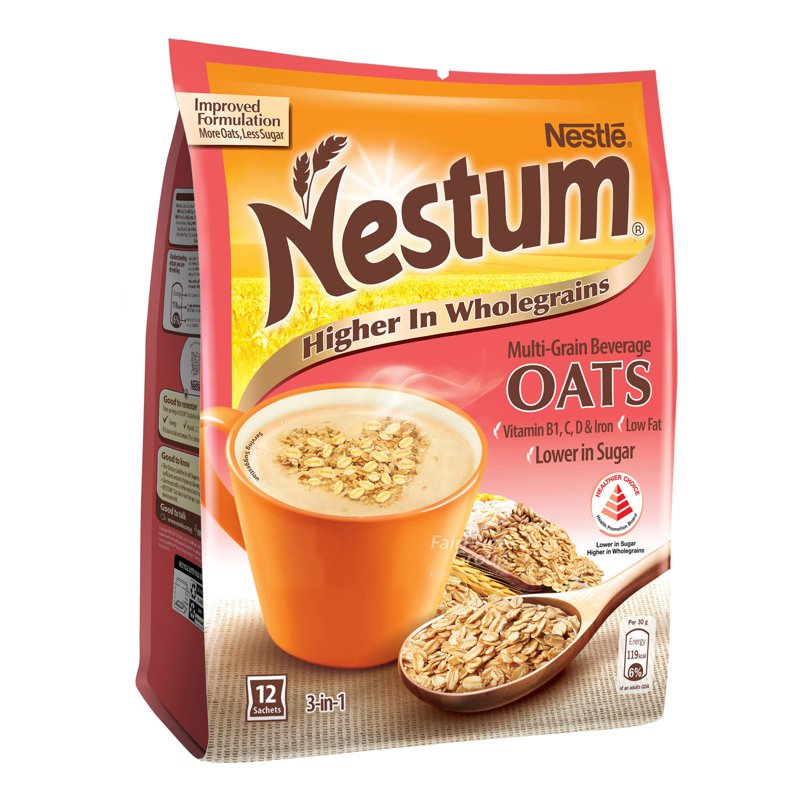 Nestum Nestle Nestum 3 in 1 Instant Cereal Milk Drink - Oats