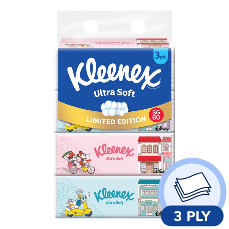 Kleenex Soft Tissue Softbox - Disney 4 x 120 per pack