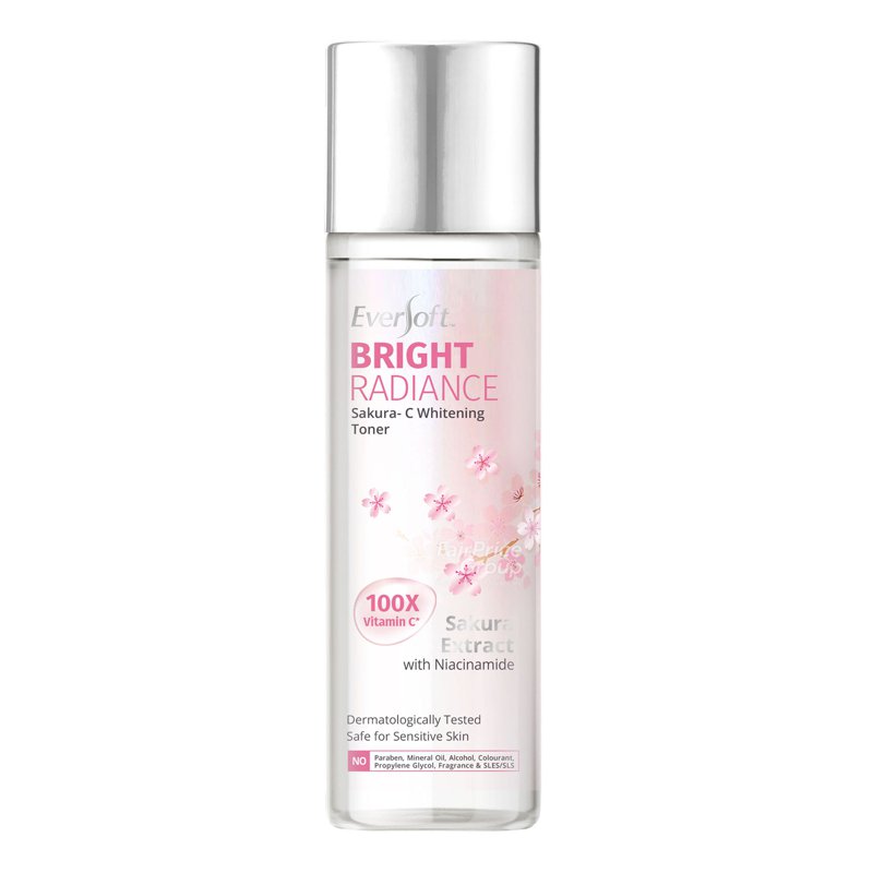 Eversoft Bright Radiance Sakura-C Whitening Toner
