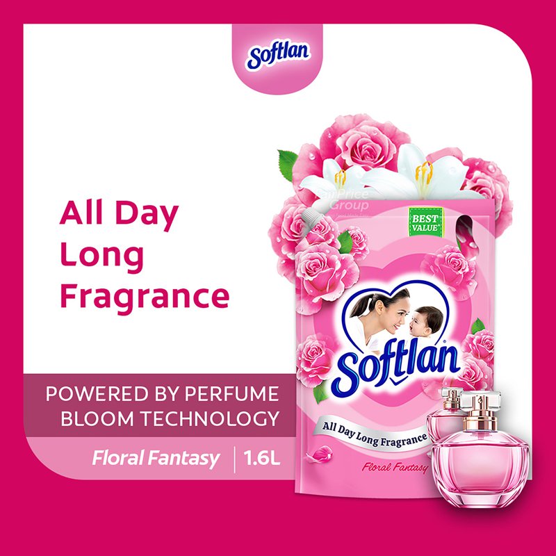 Softlan Fabric Conditioner Softener Refill - Floral Fantasy