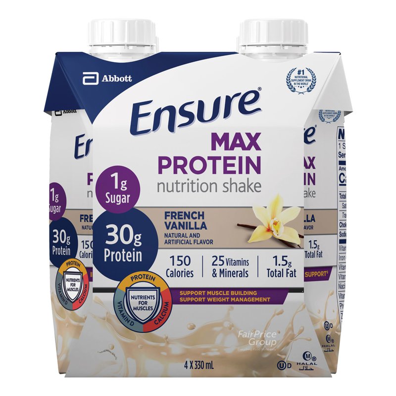 Abbott Ensure Max Protein Ready-to-Drink Liquid – Vanilla