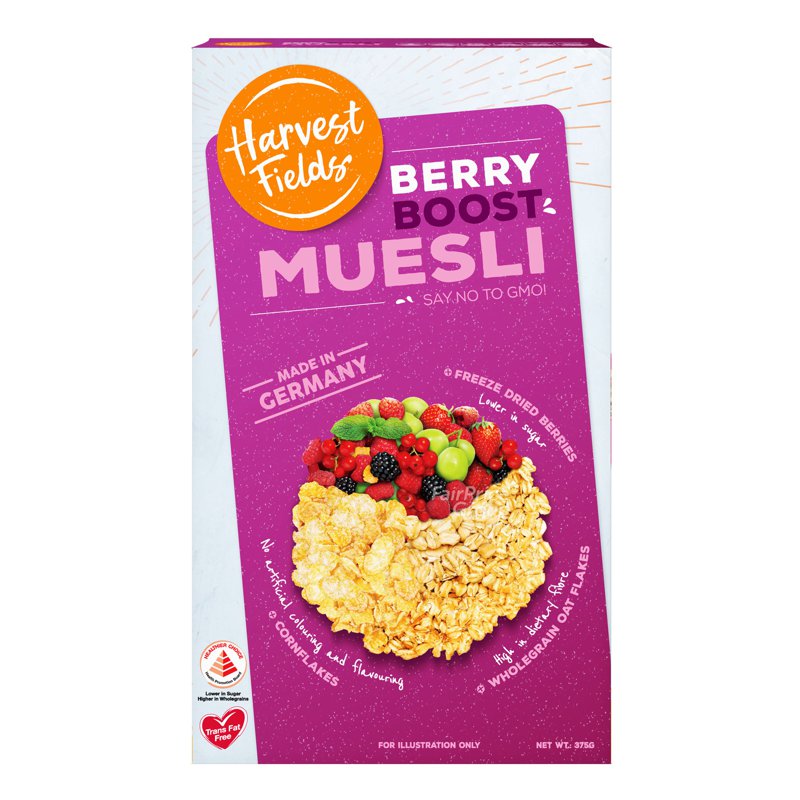 Harvest Fields Muesli - Berry Boost
