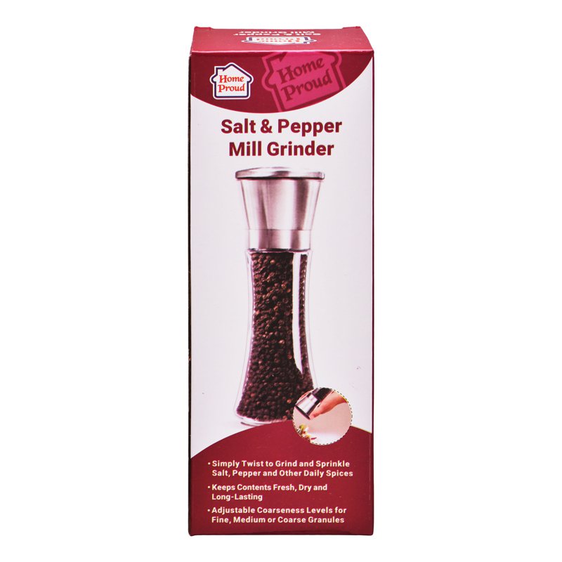 HomeProud Salt & Pepper Mill Grinder - HP28101 1 per pack