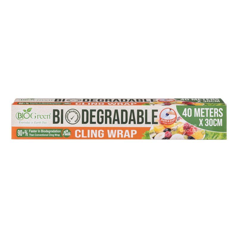 Bio Green Bio-Degradable Cling Wrap - 30 x 40cm 1 per pack