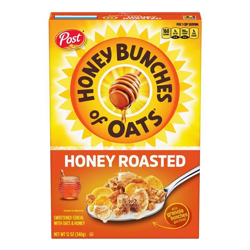 Post Honey Bunches Of Oats Cereal - Honey Roasted