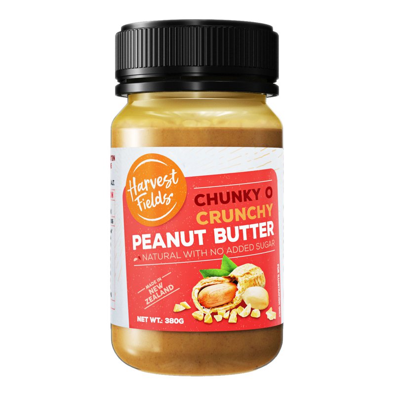 Harvest Fields Natural Peanut Butter - Crunchy