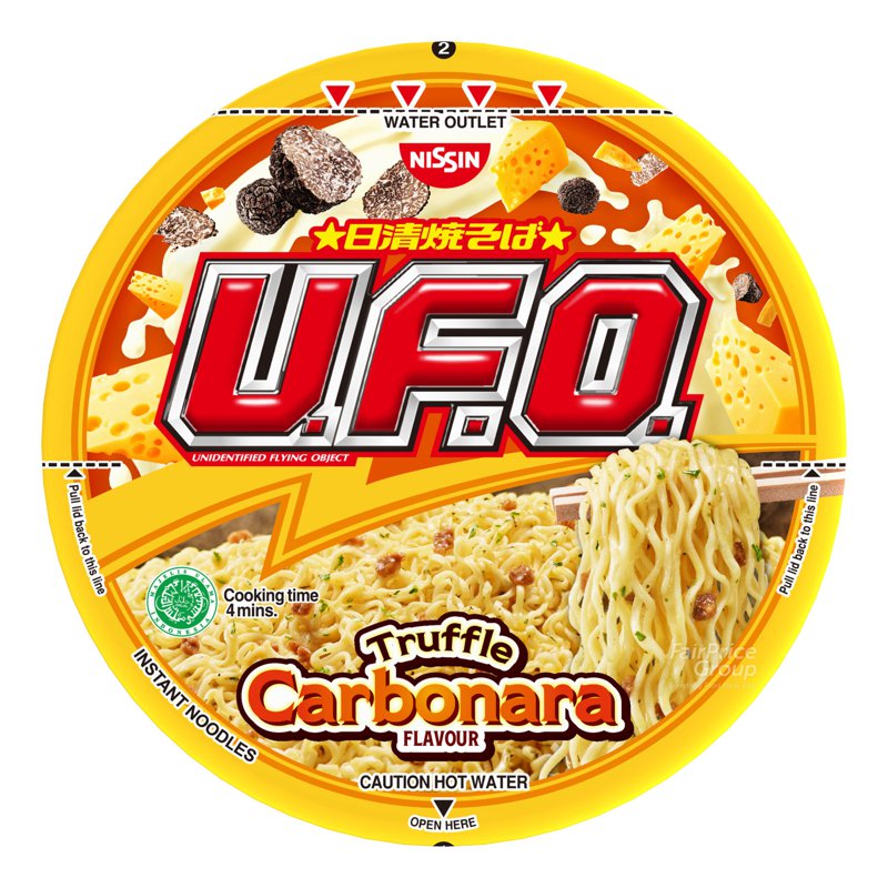 Nissin Ufo Instant Cup Noodles - Truffle Carbonara