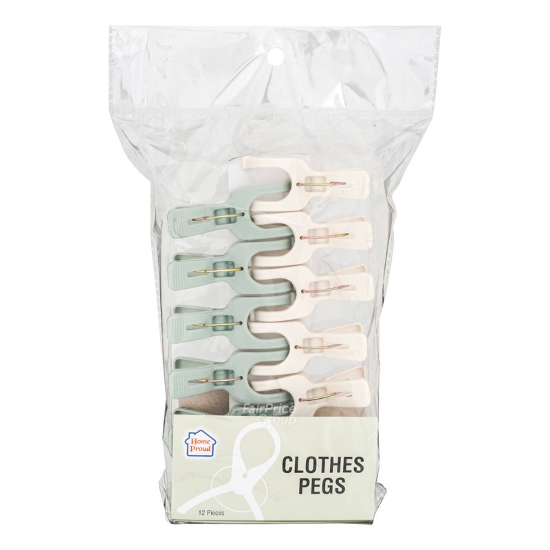 HomeProud Clothes Pegs 12 per pack