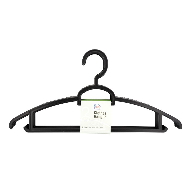 HomeProud Plastic Hanger - H5252 12 per pack