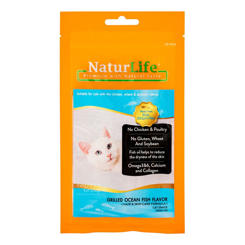 Naturlife Cat Snack - Grilled Ocean Fish