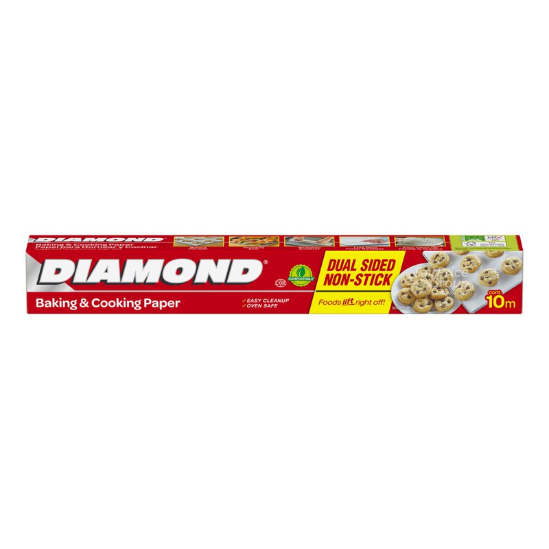 Diamond Baking & Cooking Paper - 10m 1 per pack