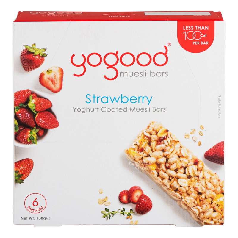 YOGOOD Yoghurt Coated Muesli Bars - Strawberry