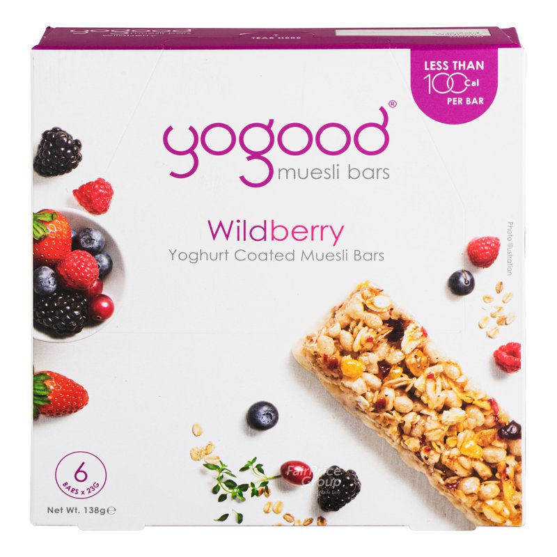 YOGOOD Yoghurt Coated Muesli Bars - Wildberry