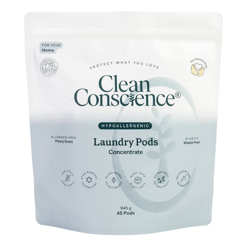 Clean Conscience Laundry Pods - Hypoallergenic 45 per pack