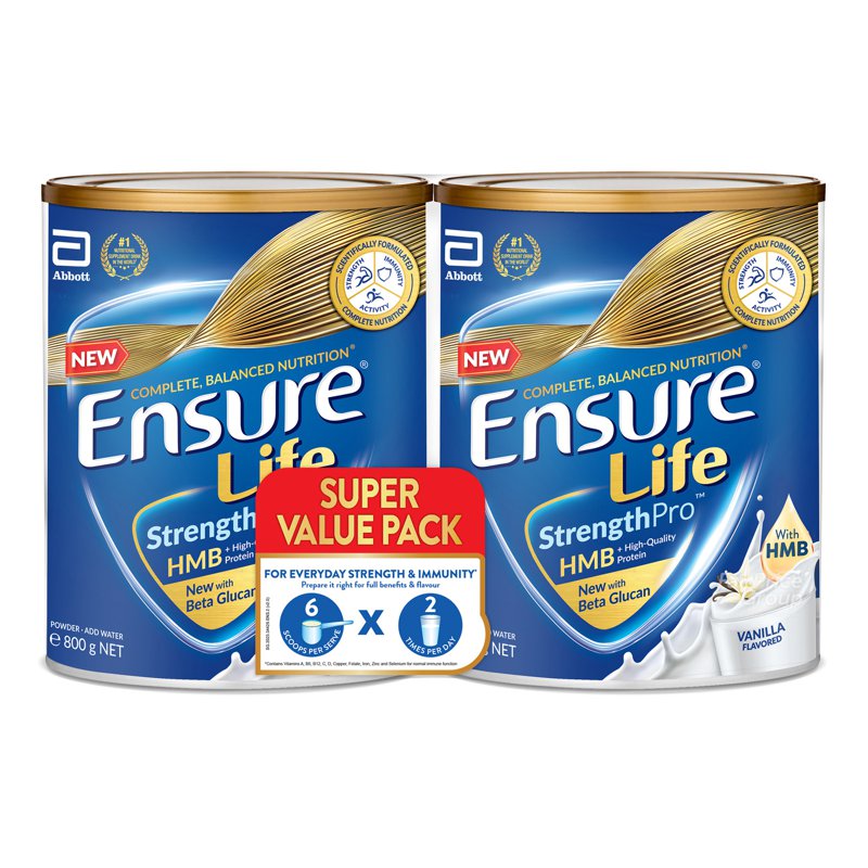 Abbott Ensure Life with Hmb Adult Milk Powder - Vanilla
