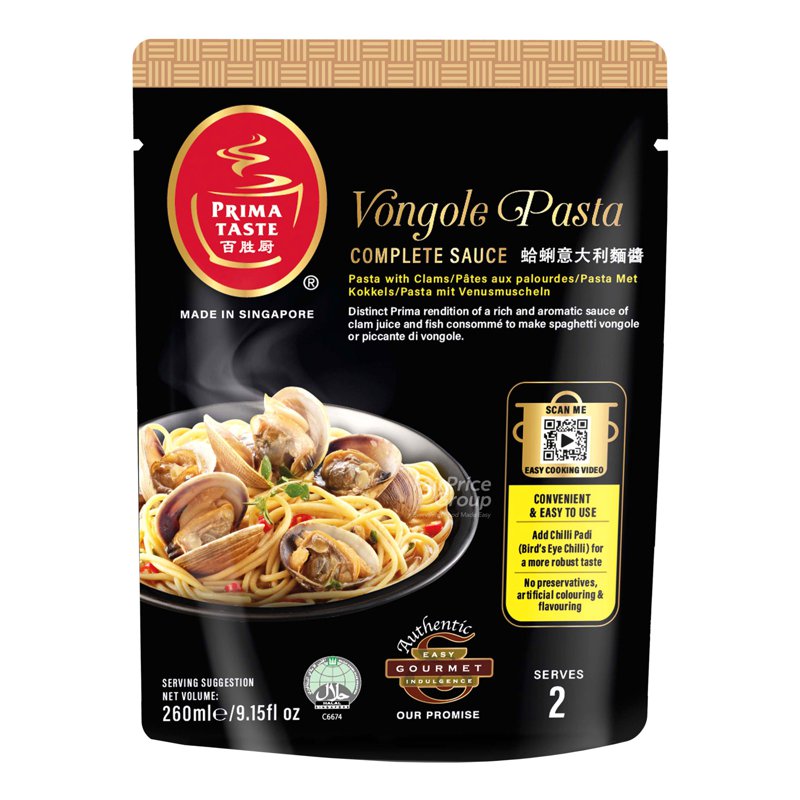 Prima Taste Complete Sauce - Vongole Pasta