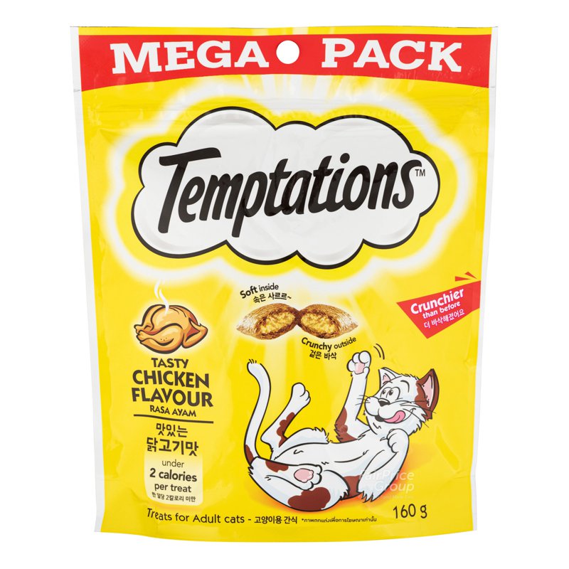 Temptations Treats For Adult Cats - Chicken Flavour
