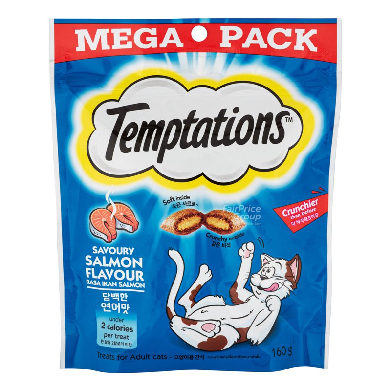 Temptations Treats For Adult Cats - Salmon Flavour