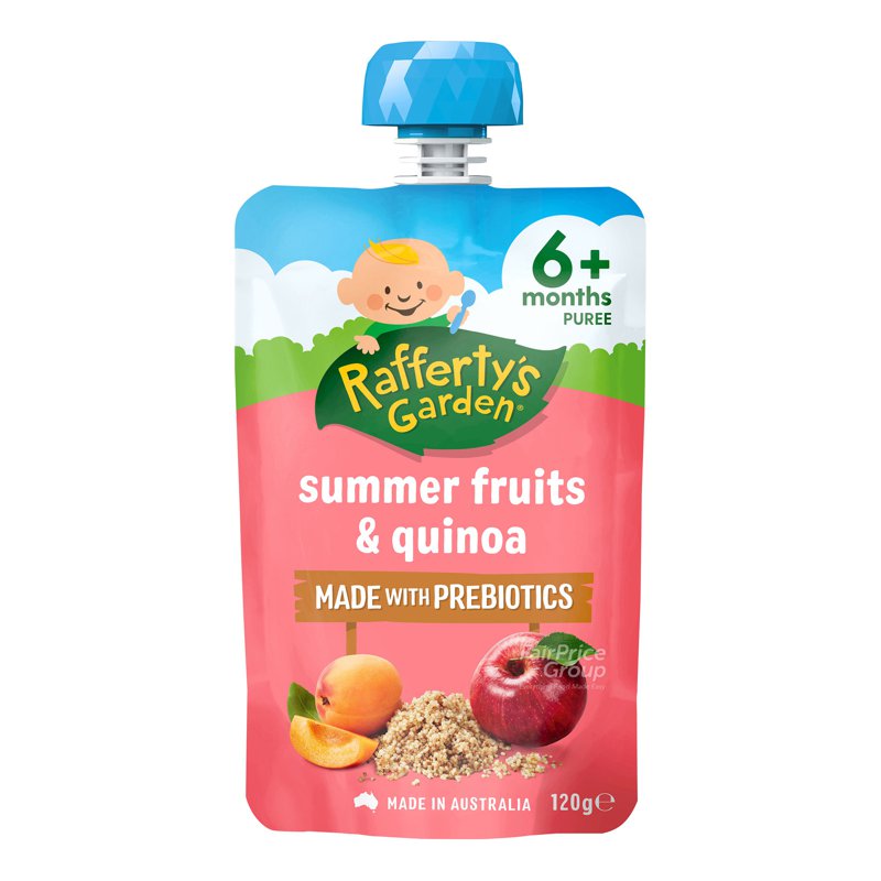 Rafferty'S Garden Baby Food Puree - Summer Fruits & Quinoa