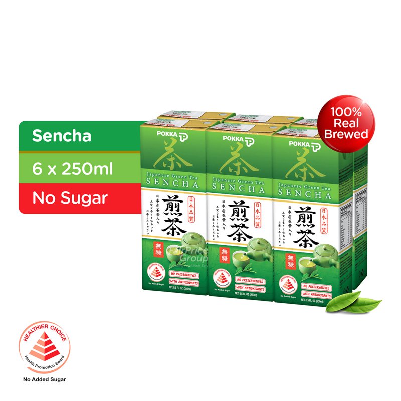 Pokka Packet Drink Sencha Japanese Green Tea - No Sugar