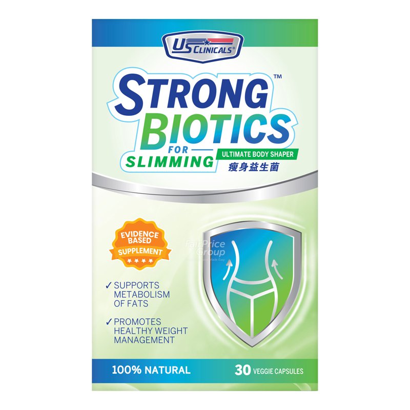 US Clinicals Strong Biotics For Slimming 30 per pack