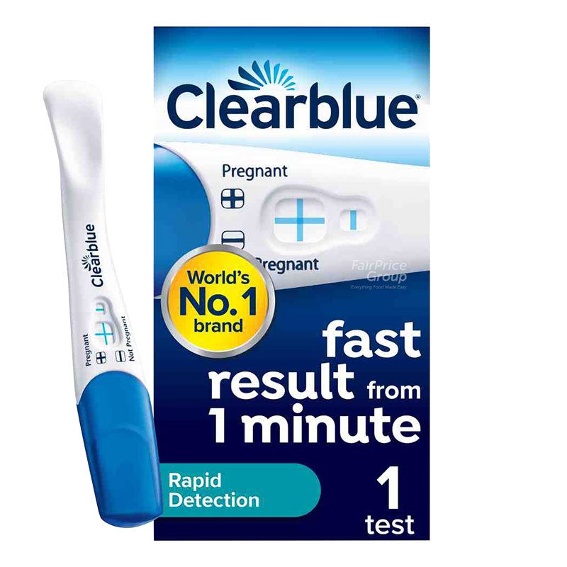 Clearblue Rapid Detection Pregnancy Test 1 per pack