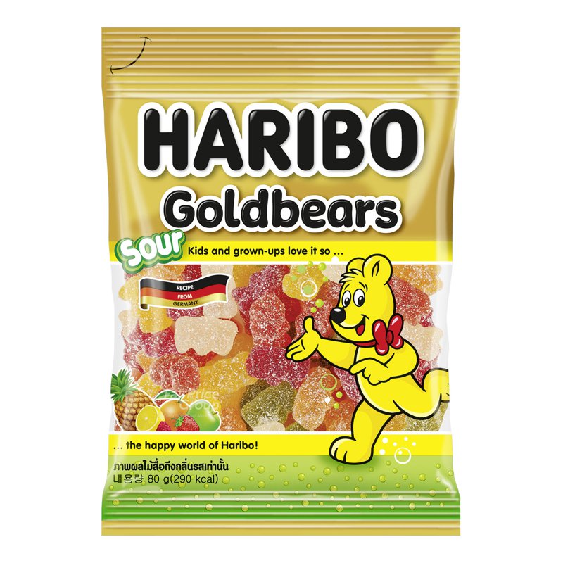 Haribo Gummy Candies - Goldbears (Sour)