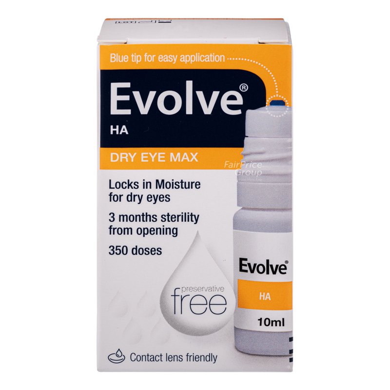 EVOLVE Dry Eye Max - Contact Lens Friendly (Preservative Free)