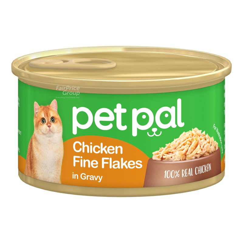 PETPAL Cat Can Food - Chicken Fine Flakes in Gravy