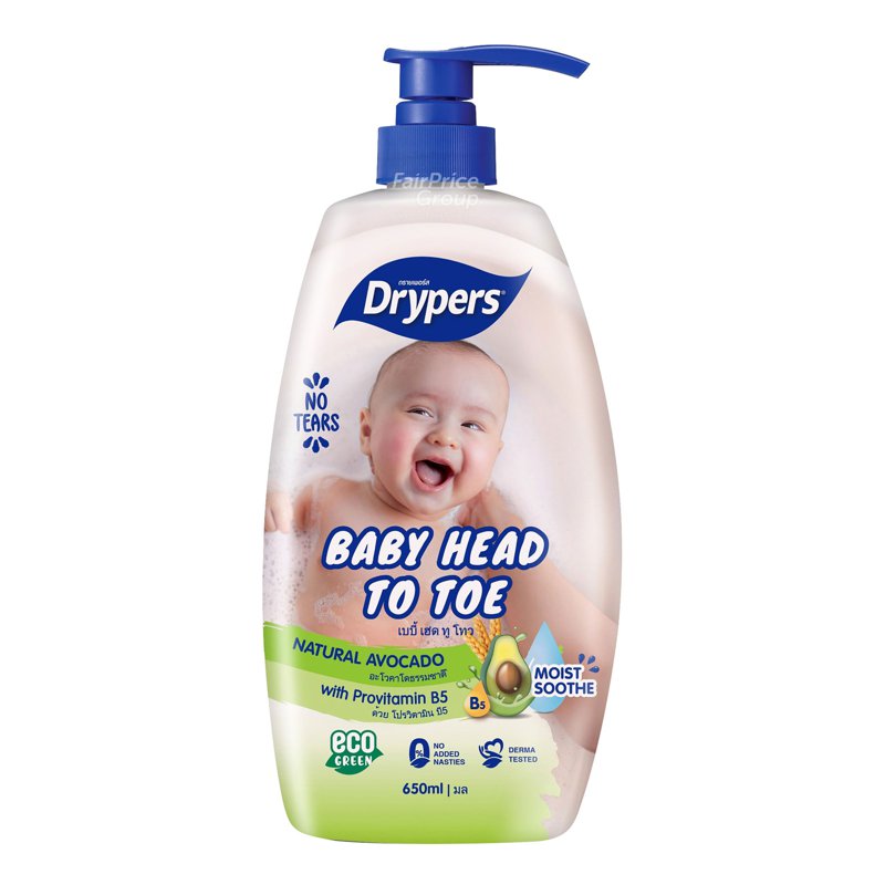 Drypers Baby Head to Toe - Natural Avocado