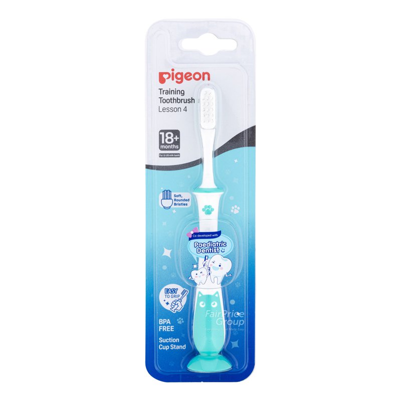 Pigeon Training Toothbrush Lesson 4 - Mint Green 1 per pack